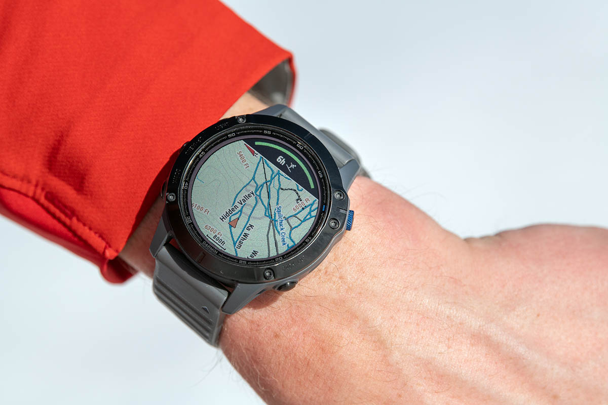 Gps store map watch